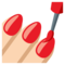 Nail Polish - Light emoji on Emojione
